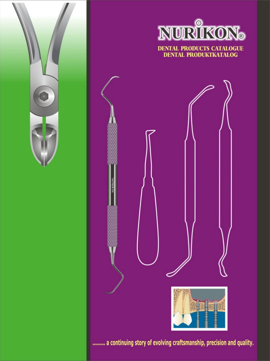 Nurikon Catalogue A - Showcasing a range of dental instruments
